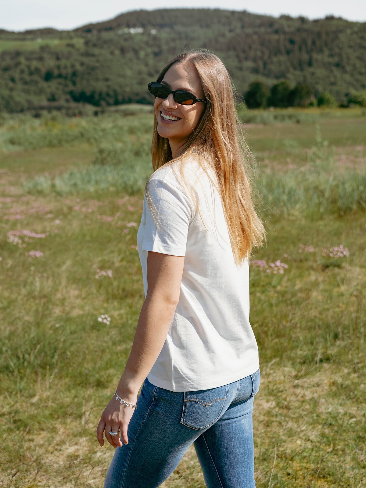 Replay Small R-Tee Woman White