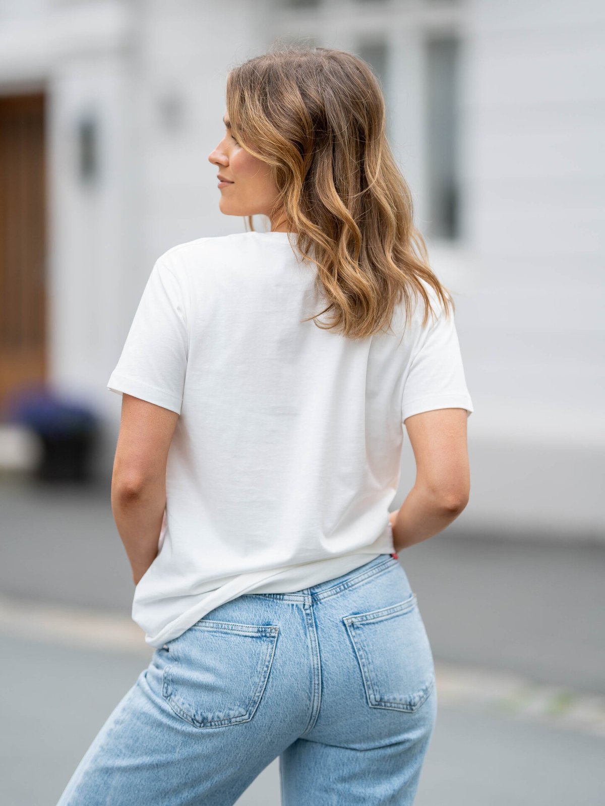 Replay Small R-Tee Woman White