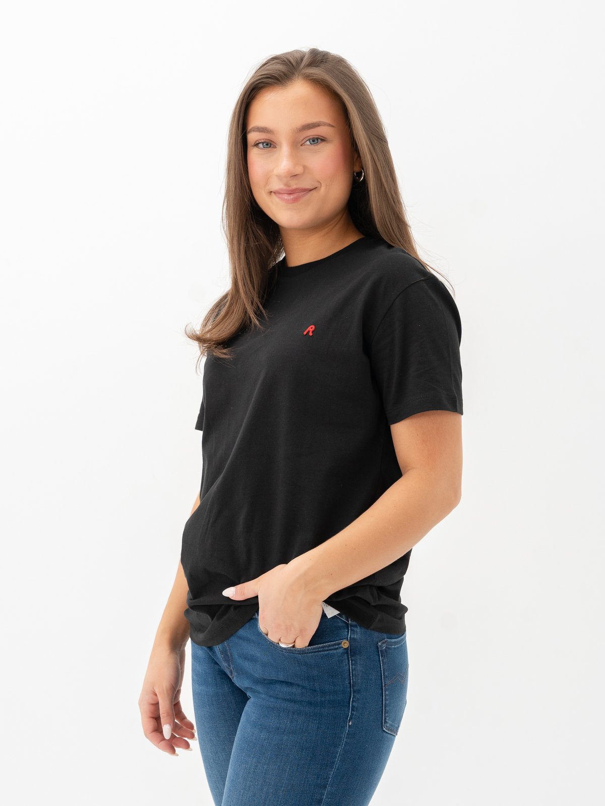 Replay Small R-Tee Woman Black