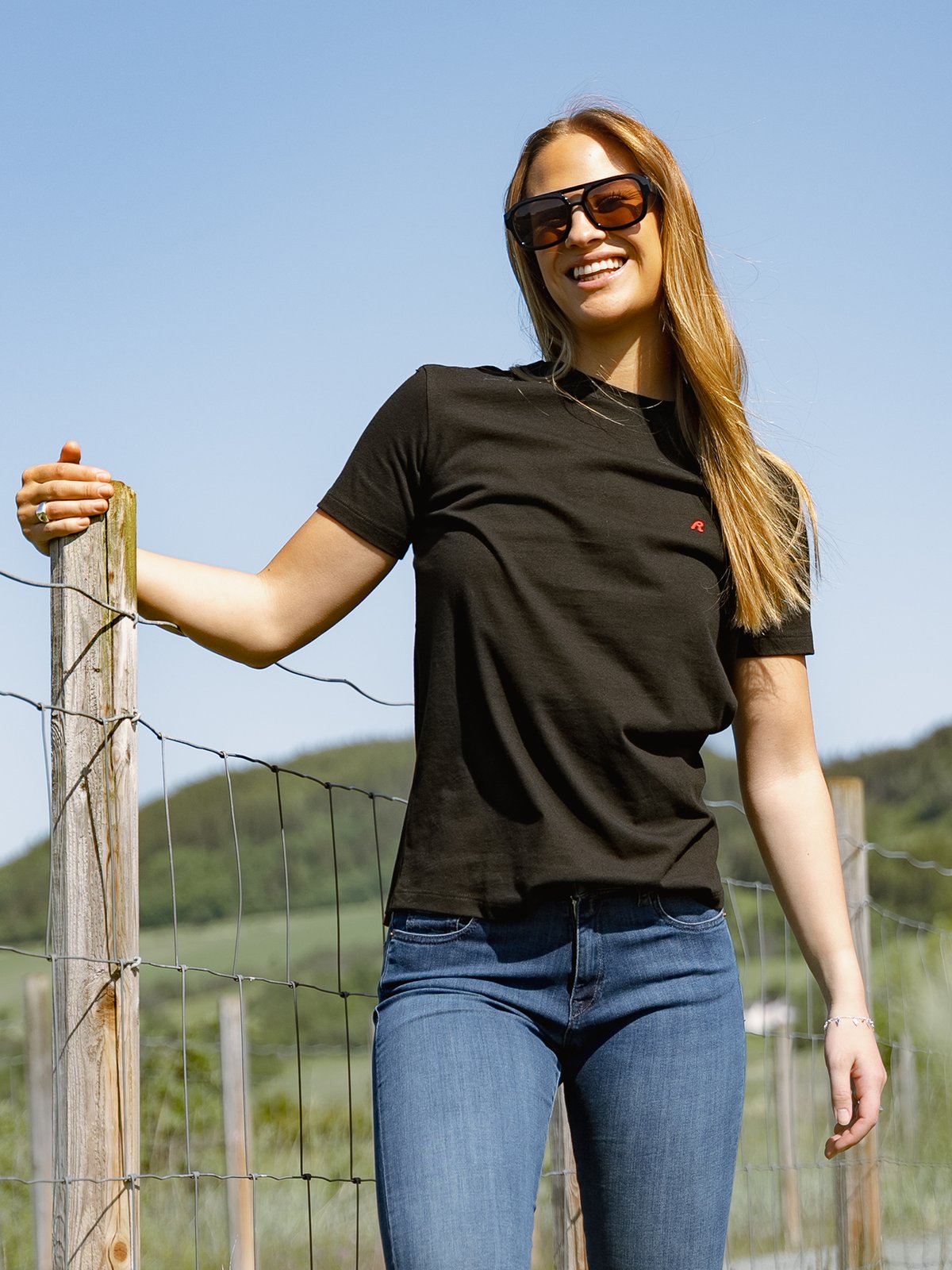 Replay Small R-Tee Woman Black