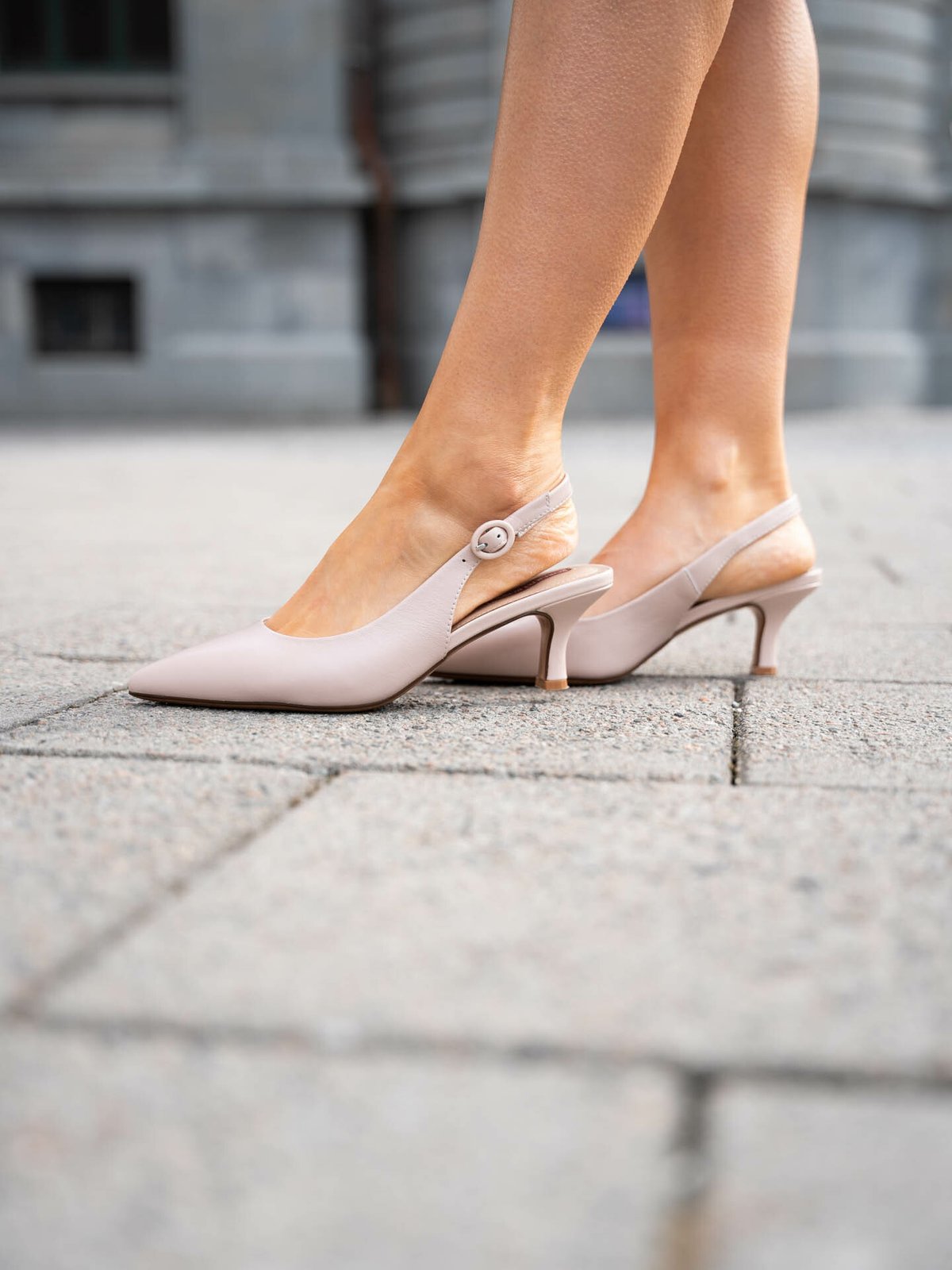 Roberto Rosso Falerone II Strap Leather Nude