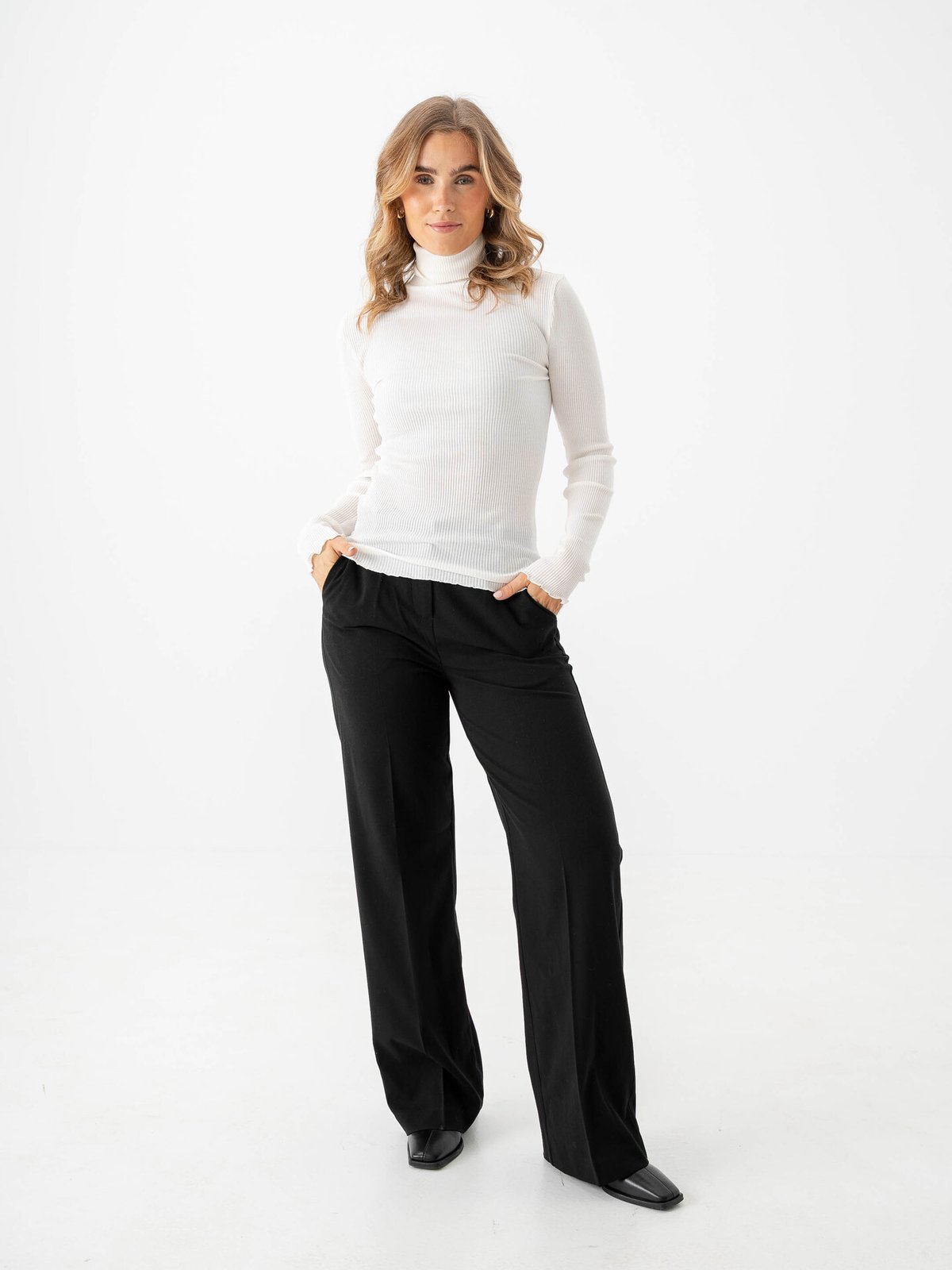 Rosemunde Beatha Long Sleeve Regular T-Neck Ivory