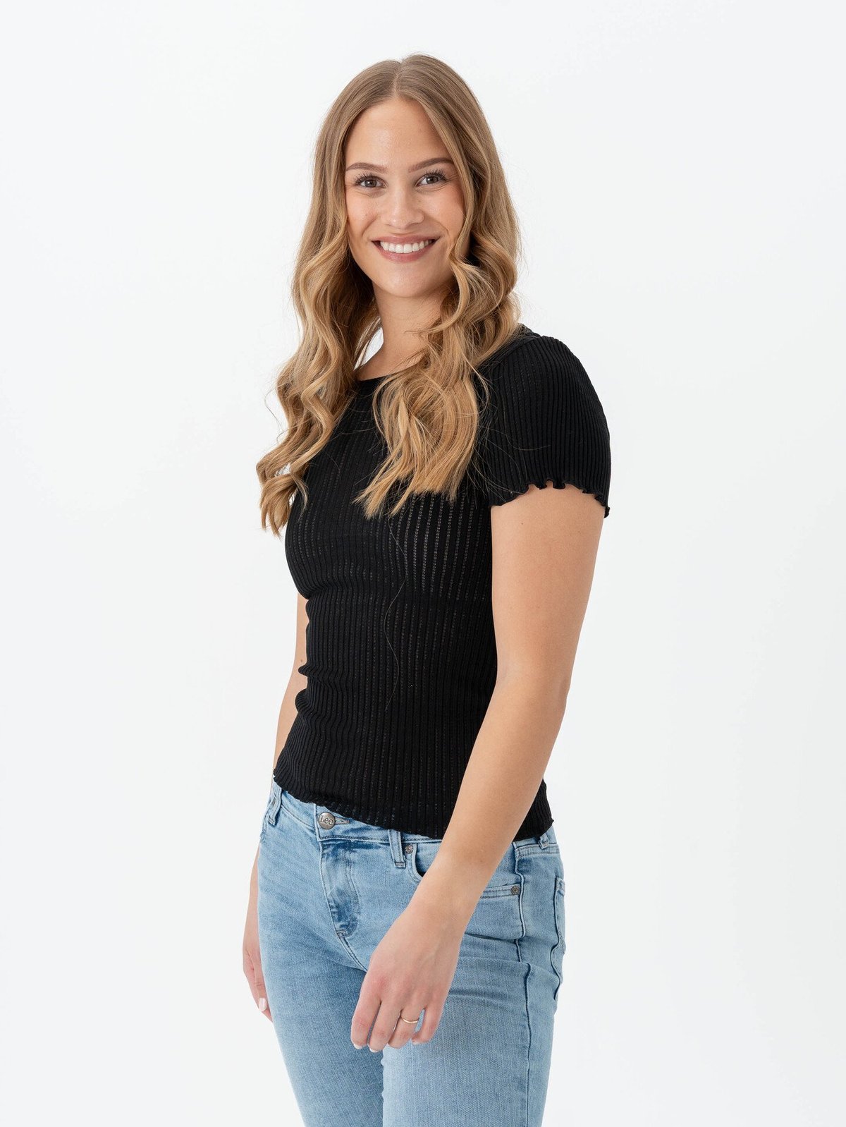 Rosemunde Belize Short Sleeve O-neck T-shirt Sort