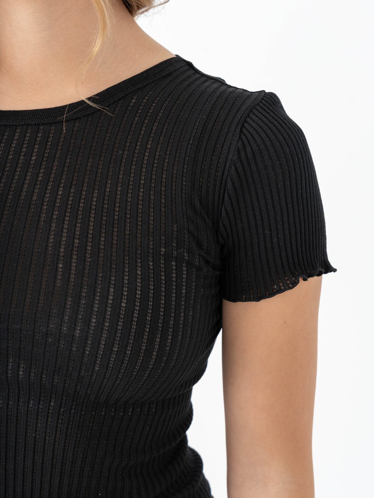 Rosemunde Belize Short Sleeve O-neck T-shirt Sort