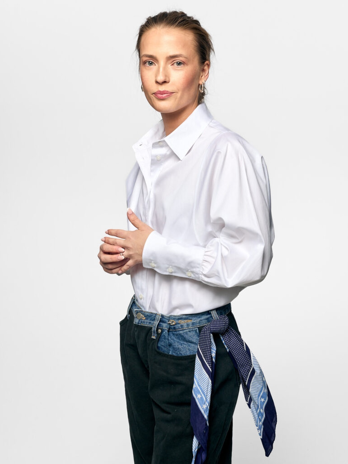 Rebeloup Anne Solid Hvit