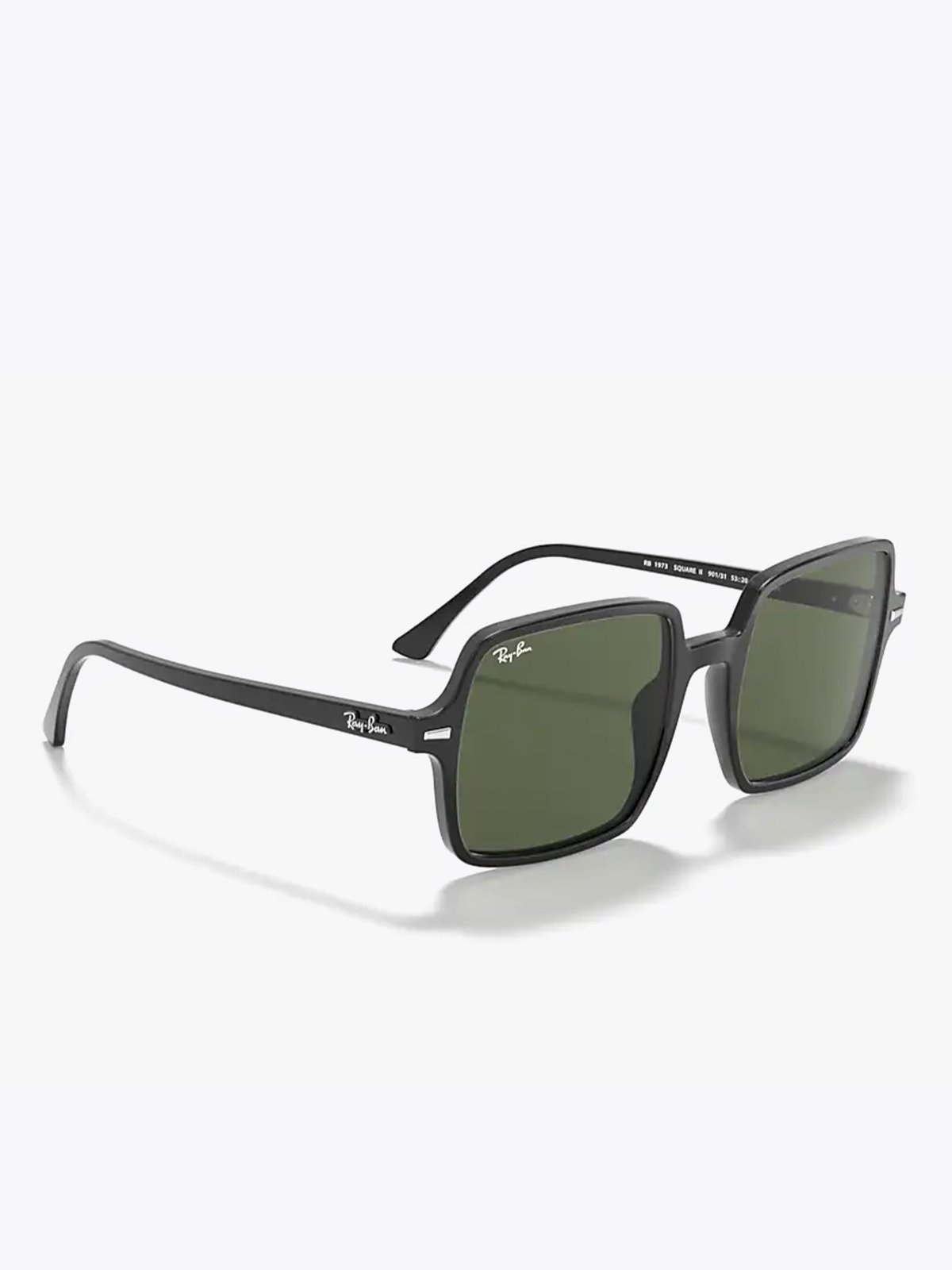 Ray-Ban Square II Innfatning: Polished Black. Glass: Green