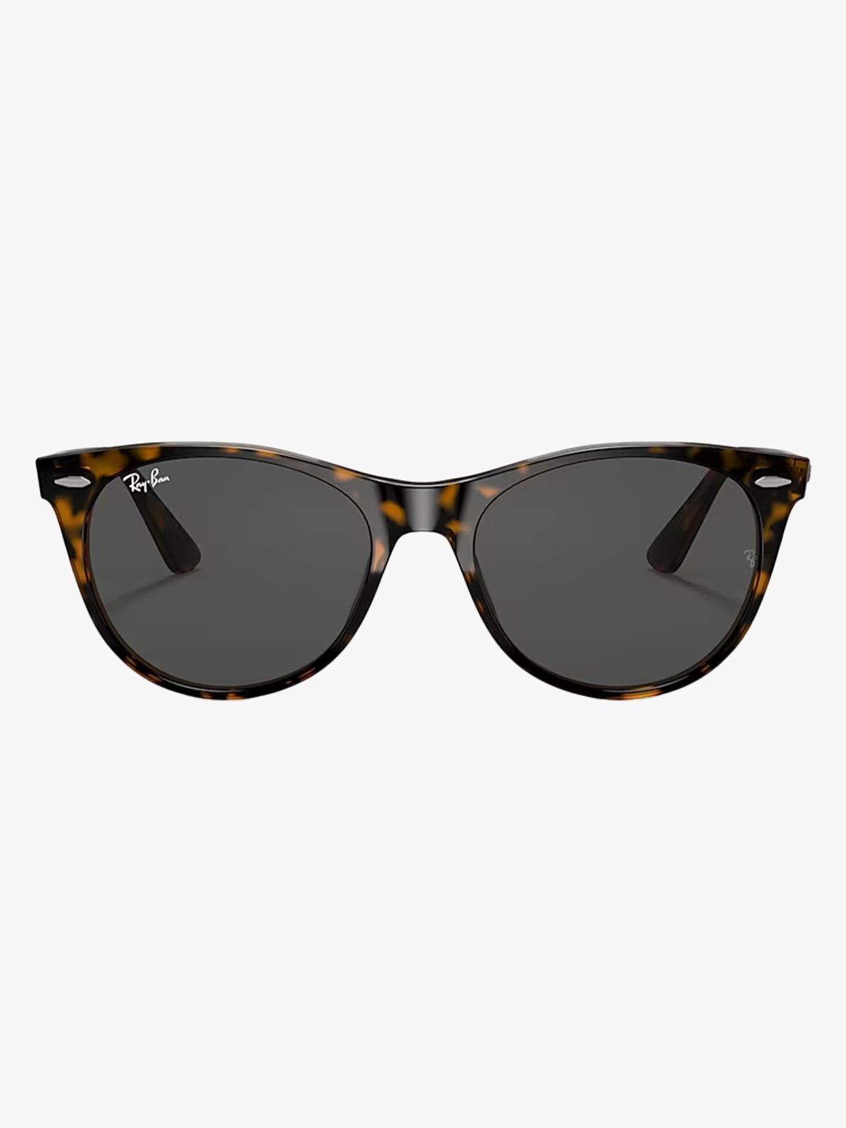Ray-Ban Wayfarer ii Ramme: Polished Havana On Transparent Brown / Glass: Grey