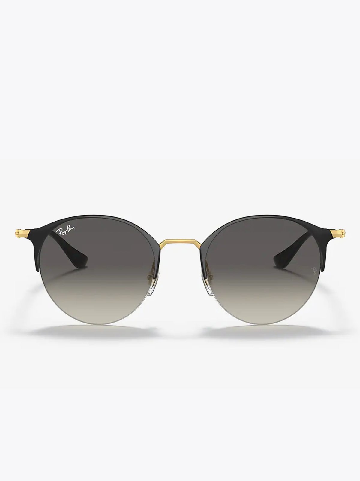 Ray-Ban 0RB3578 Innfatning: Polished Black on Gold. Glass: Grey