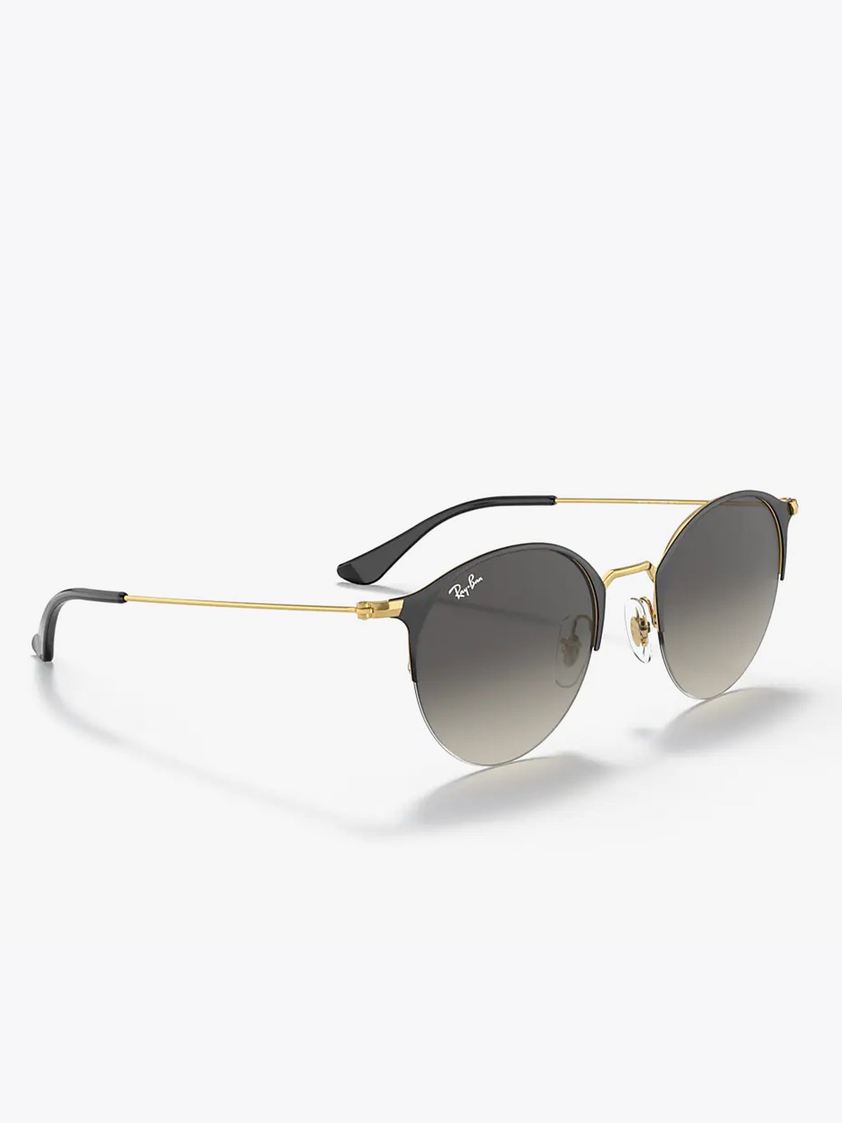 Ray-Ban 0RB3578 Innfatning: Polished Black on Gold. Glass: Grey
