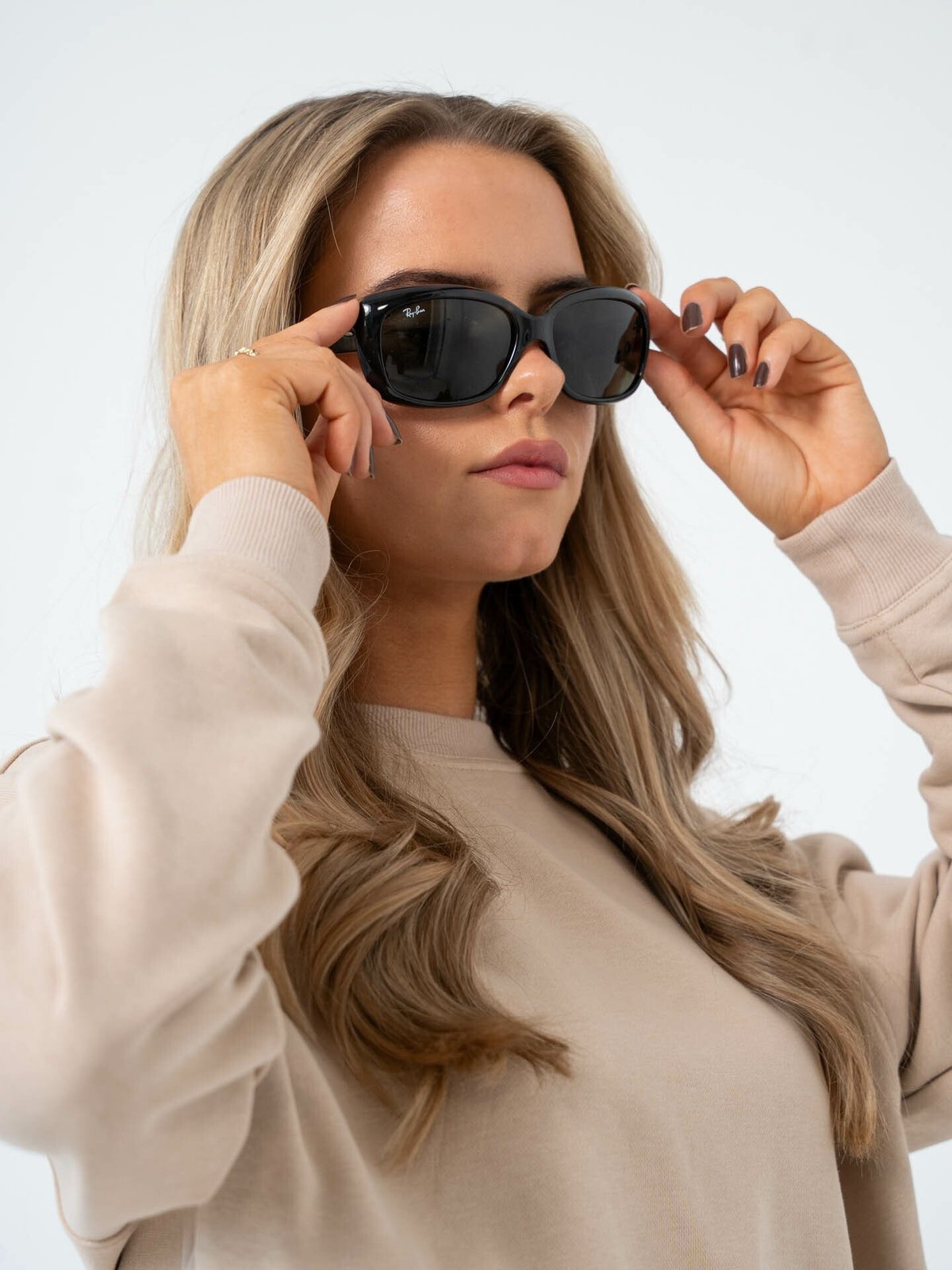 Ray-Ban Jackie Ohh Innfatning: Polished Light Havana. Glass: Brown