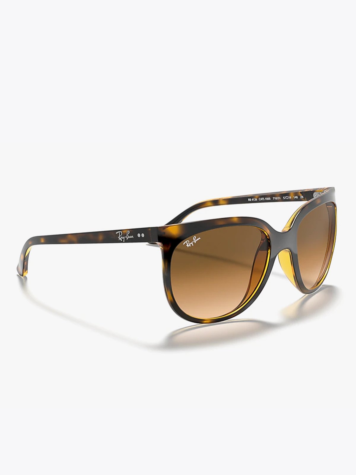 Ray-Ban Cats 1000 Innfatning: Polished Light Havana. Glass: Light Brown