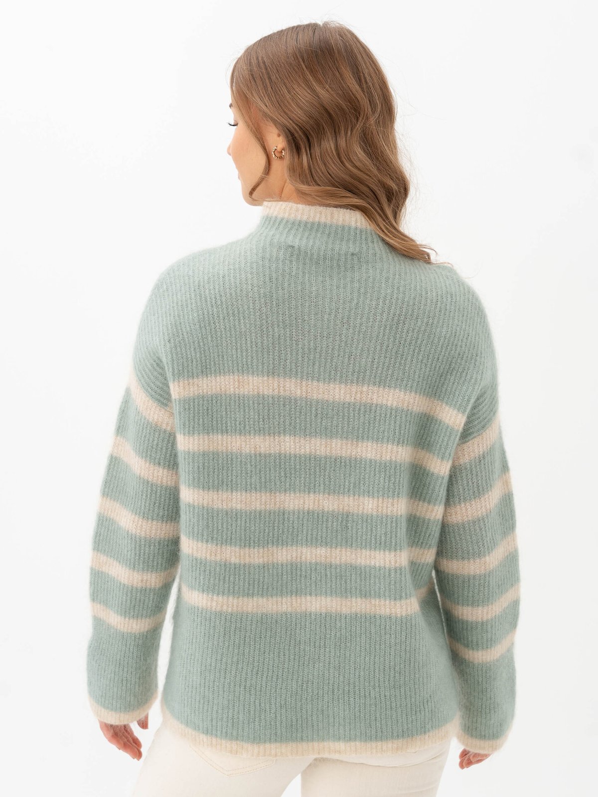 Second Female Ovalis Knit T-Neck Slate Green