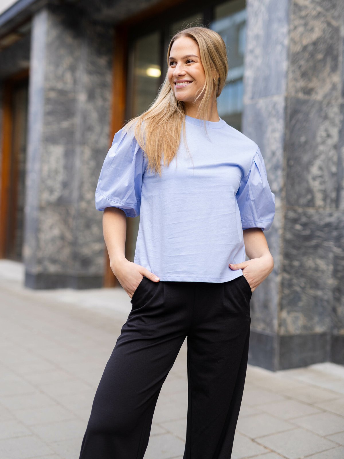 Second Female Ulfhild Tee Brunnera Blue