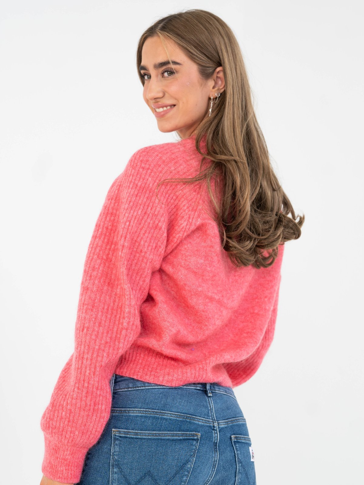 Second Female Brookline Knit O-Neck Camellia Rose