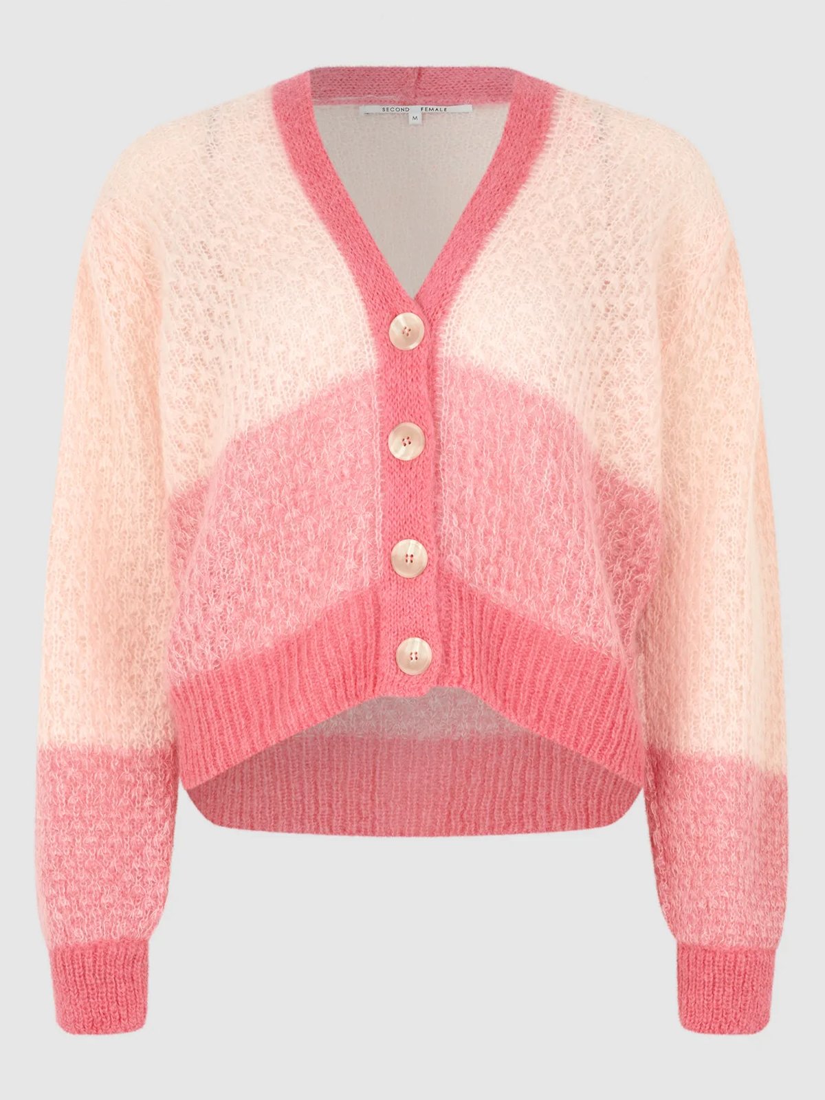 Second Female Sebastia Knit Cardigan Quartz Pink