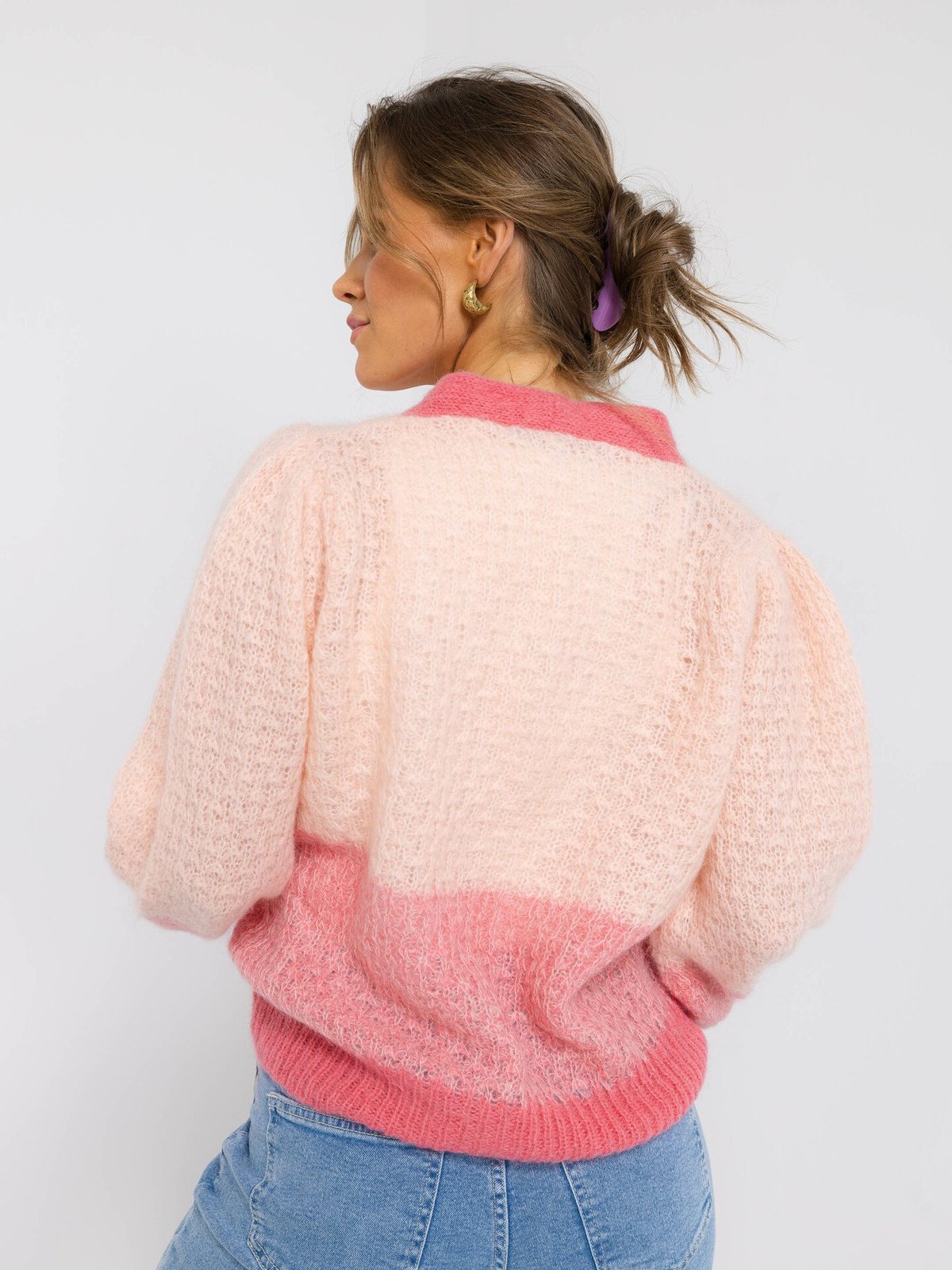 Second Female Sebastia Knit Cardigan Quartz Pink