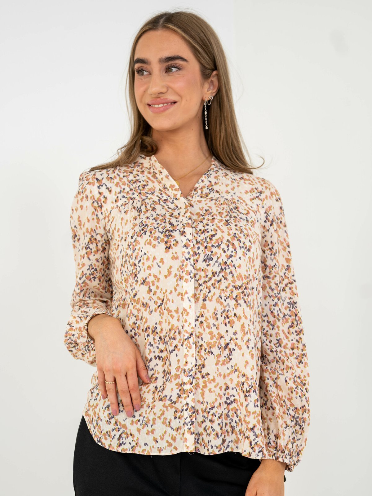 Second Female Cosmos Shirt Dark Chalk