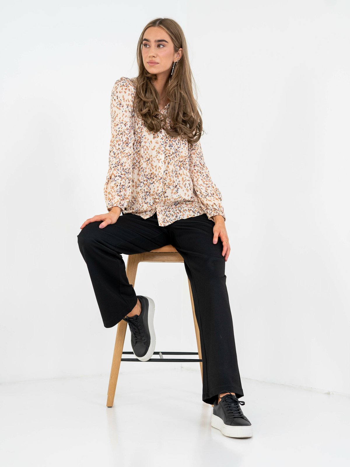 Second Female Cosmos Shirt Dark Chalk