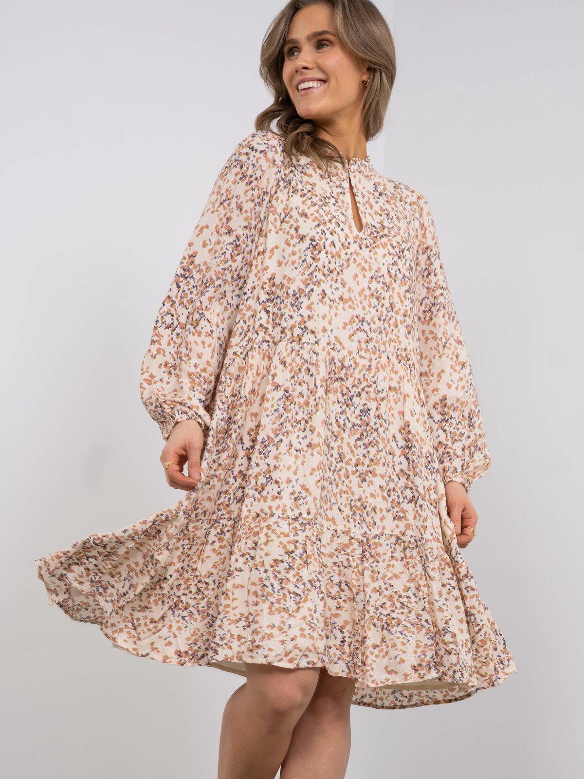 Second Female Cosmos Dress Dark Chalk