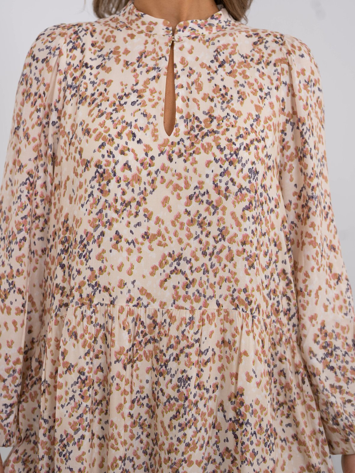 Second Female Cosmos Dress Dark Chalk