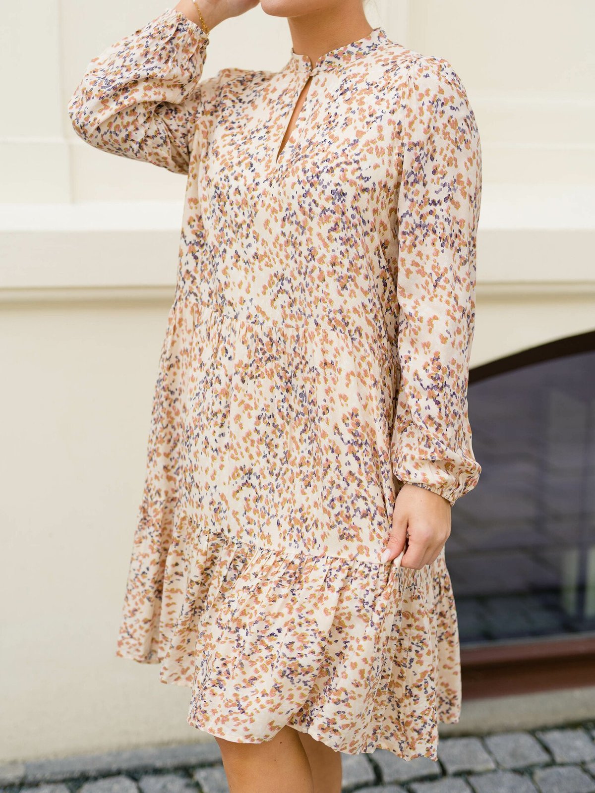 Second Female Cosmos Dress Dark Chalk