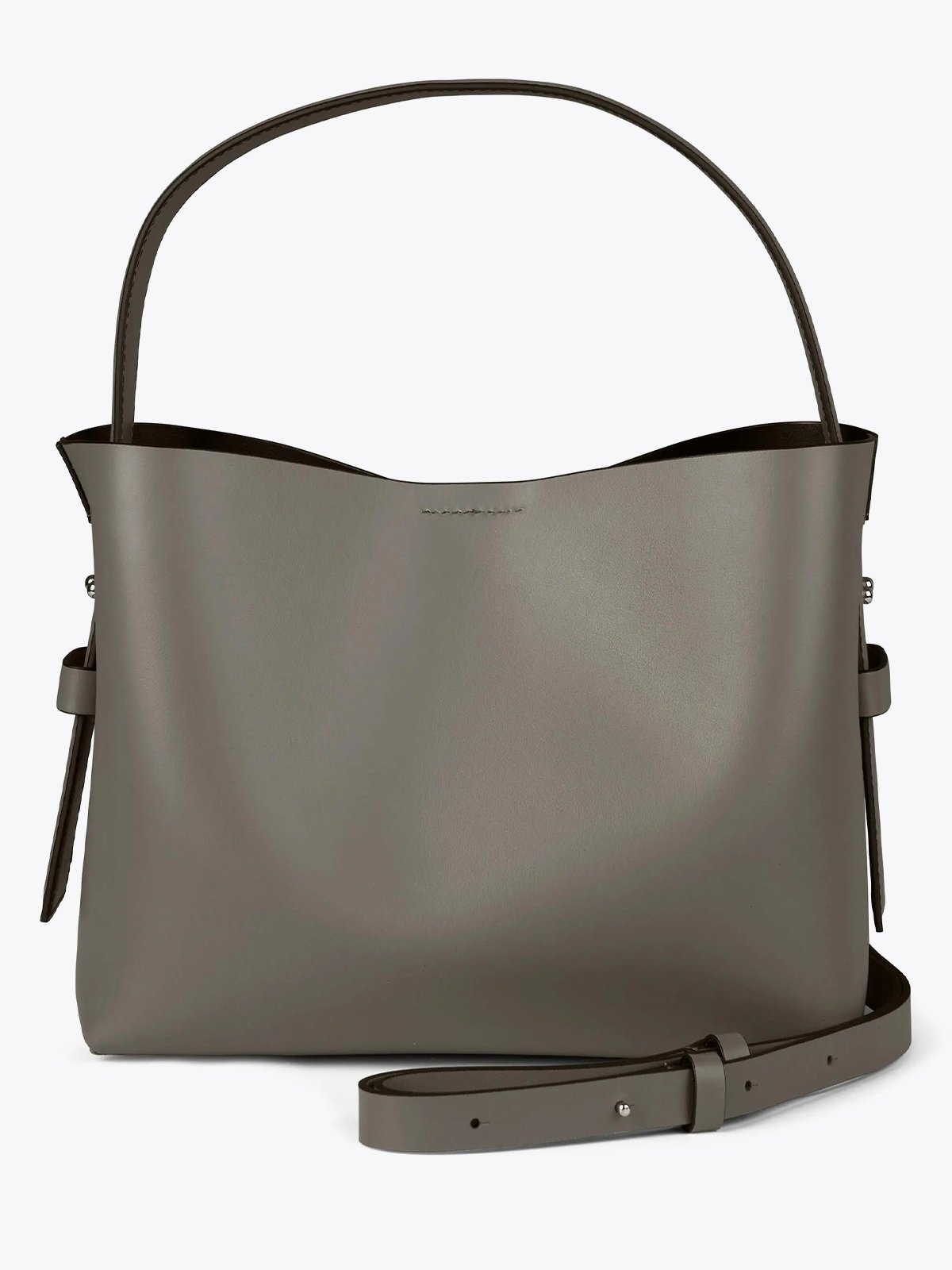 Second Female Leata Leather Bag Bungee Cord