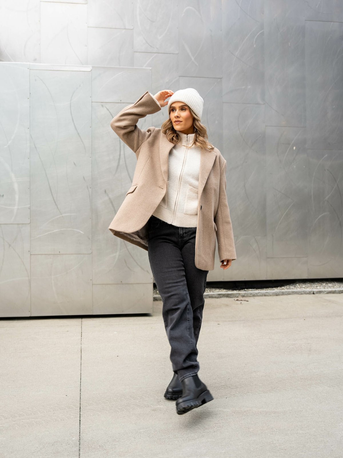 Second Female Esla Blazer Beige