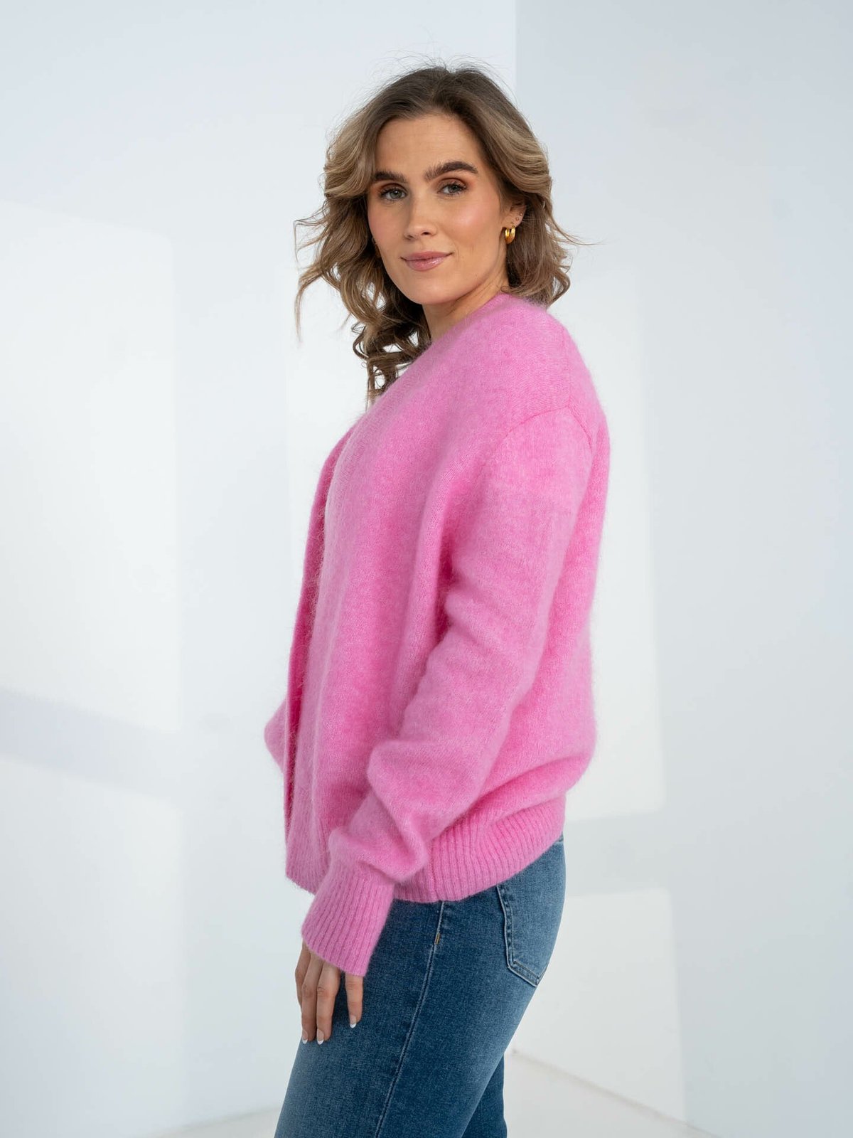 Second Female Brookline Cardigan Begonia Pink