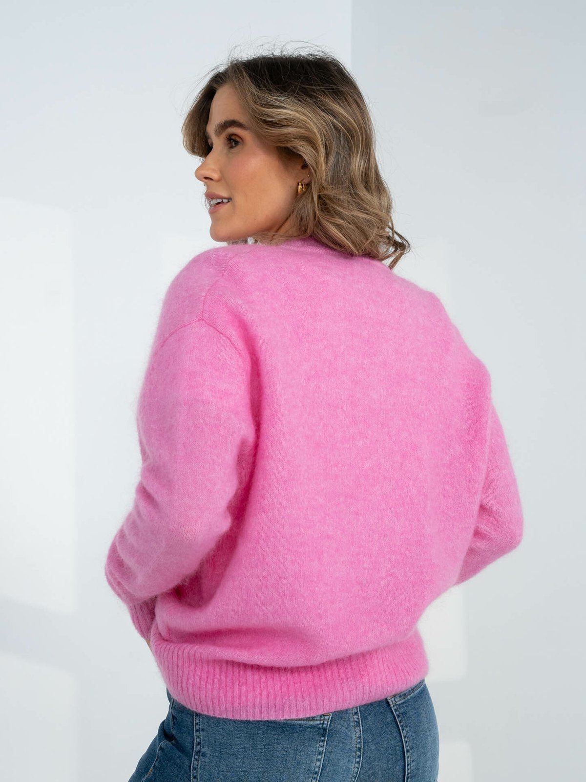 Second Female Brookline Cardigan Begonia Pink