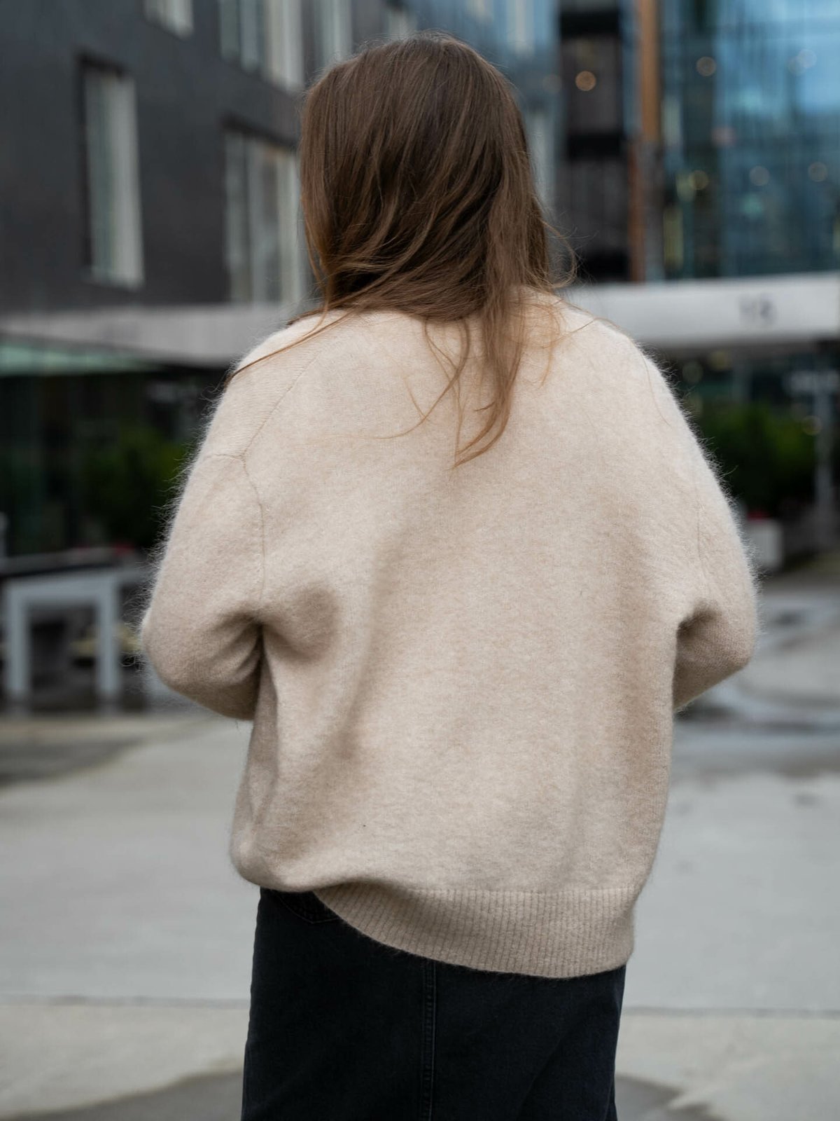 Second Female Brookline Cardigan Oxford Tan