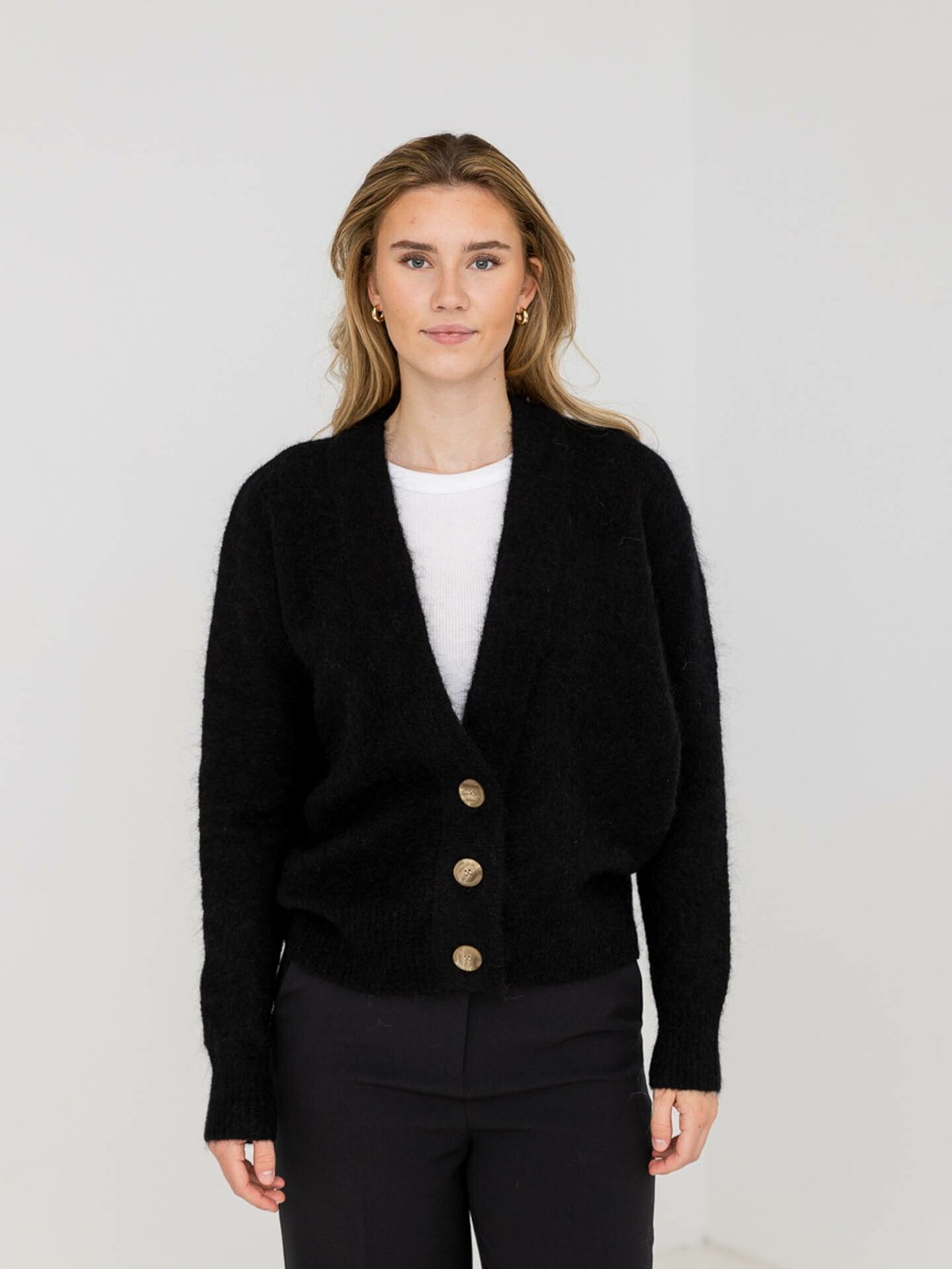 Second Female Brookline Cardigan Black