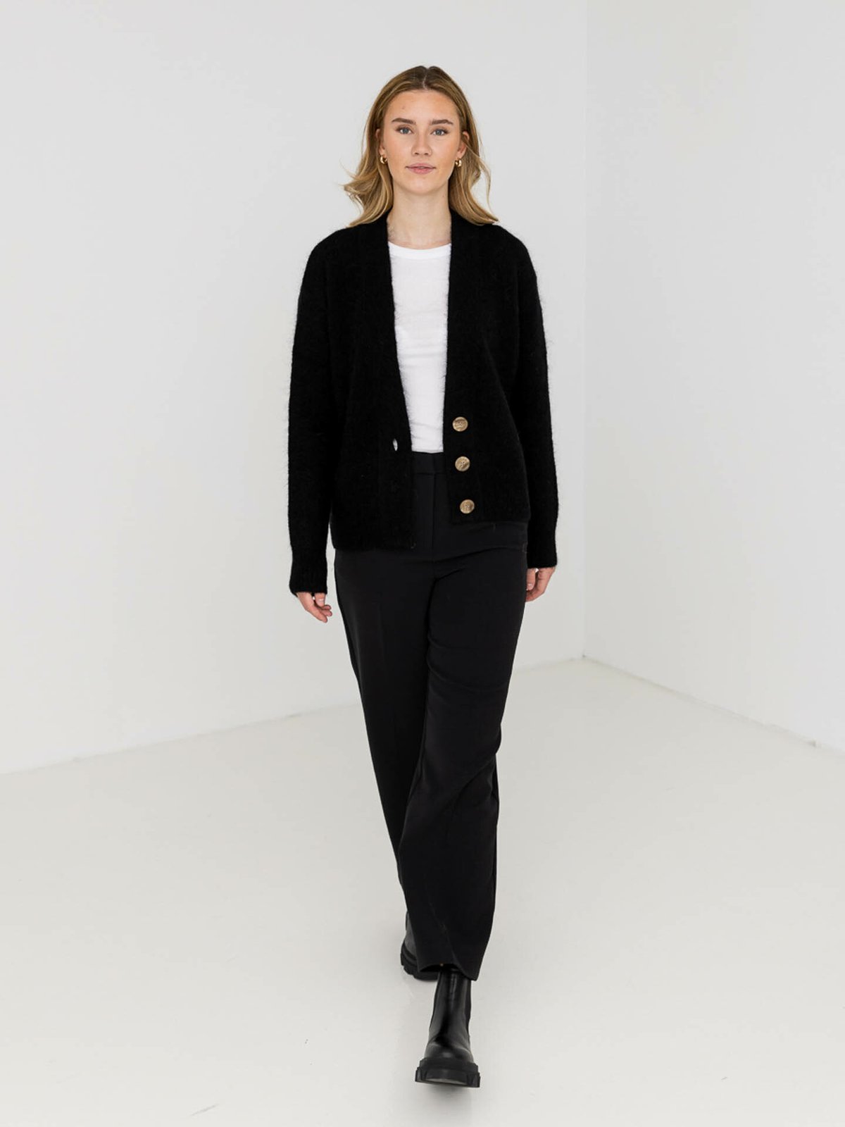 Second Female Brookline Cardigan Black