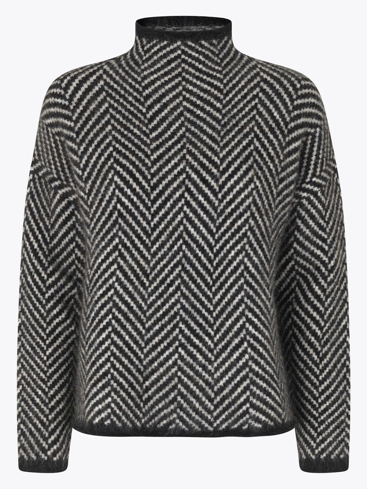 Second Female Herrin Knit New T-Neck Black