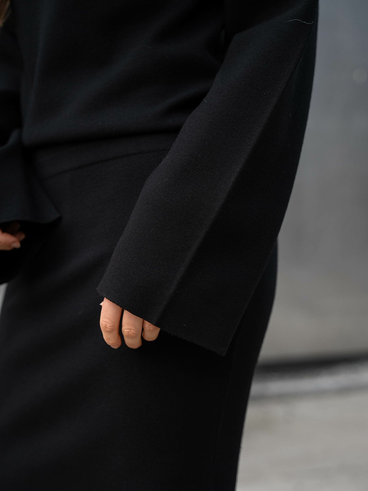 Second Female Yuna Knit Dress Black