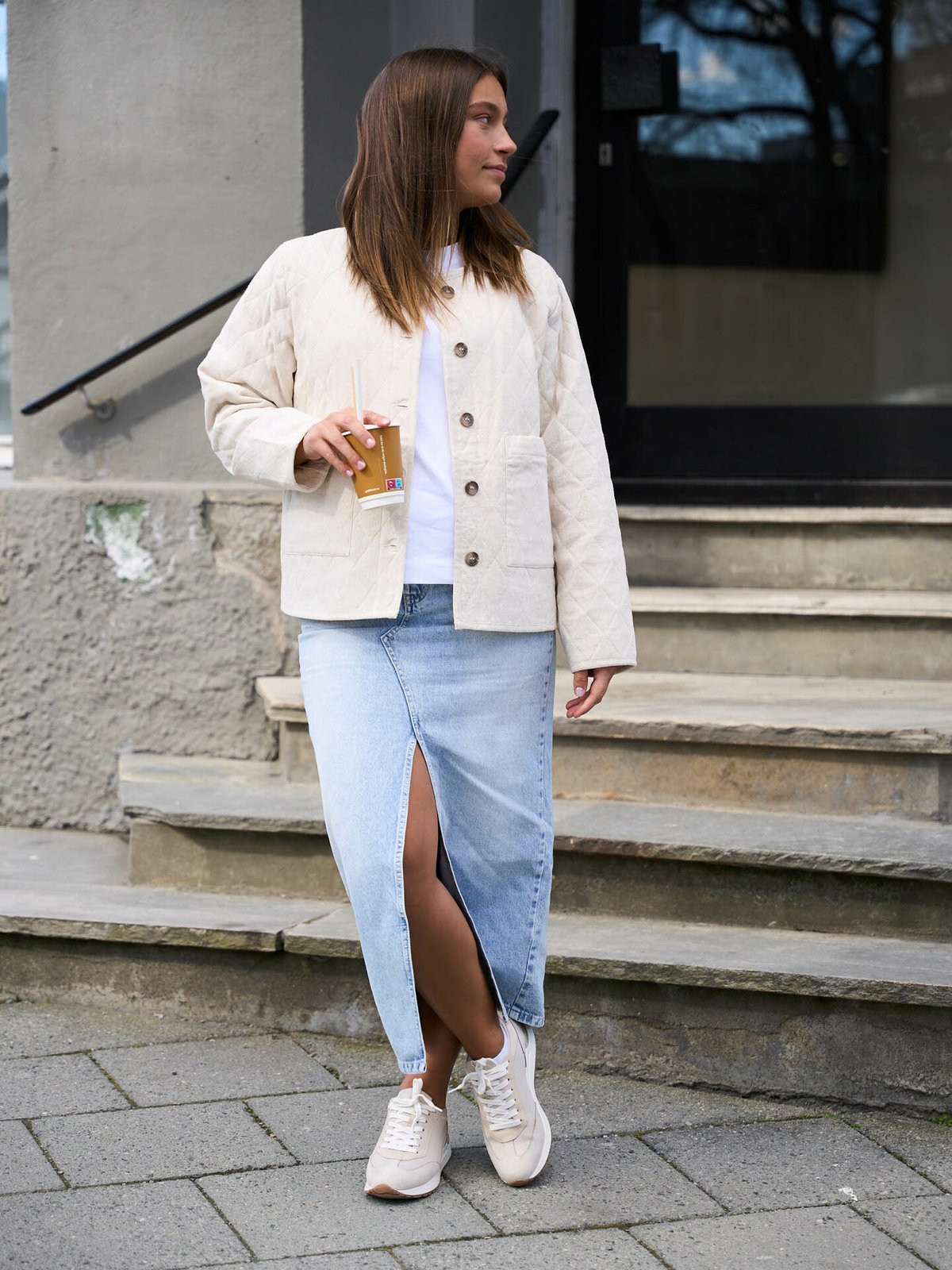 Second Female Dustine Skirt Denim Blue