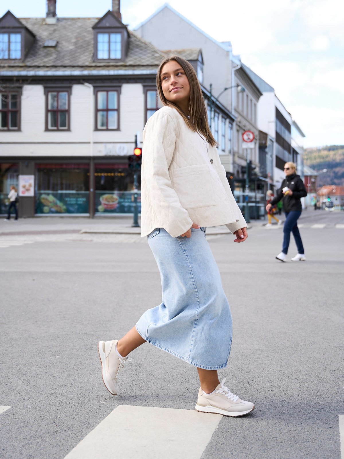Second Female Dustine Skirt Denim Blue
