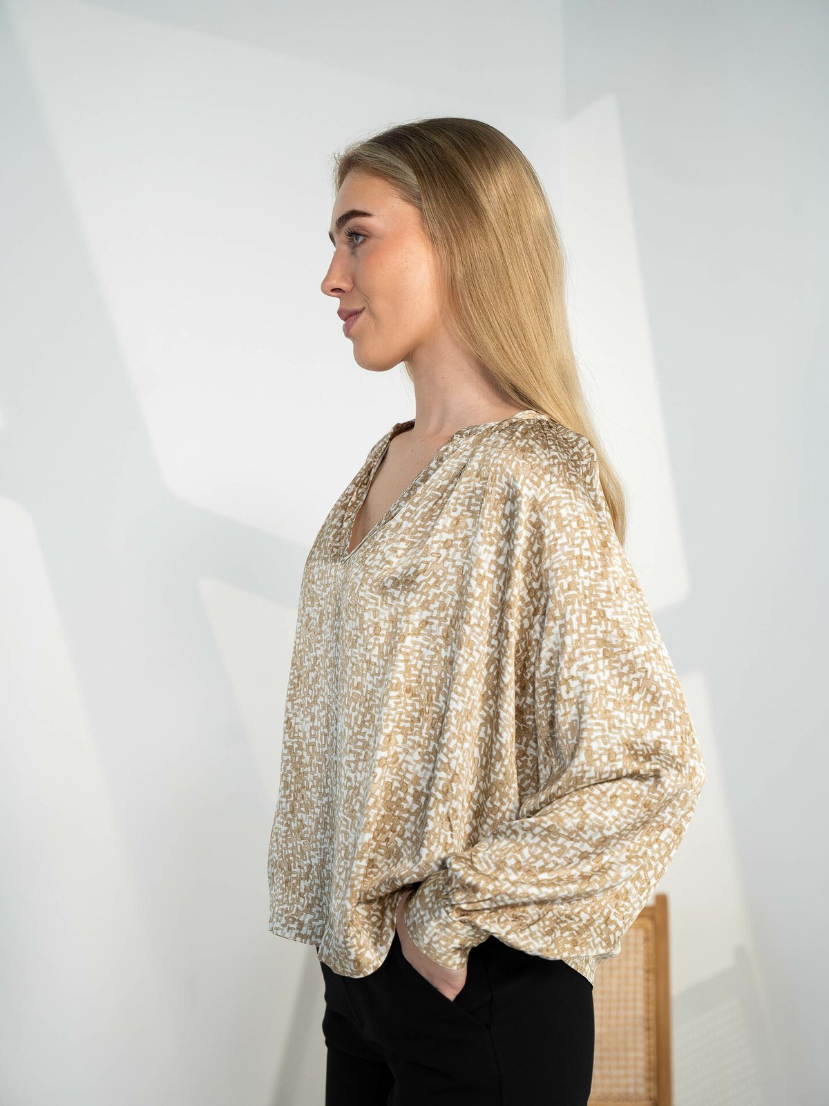 Second Female Tavan Tunic Blouse Kelp