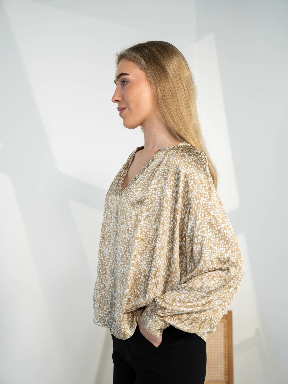 Second Female Tavan Tunic Blouse Kelp