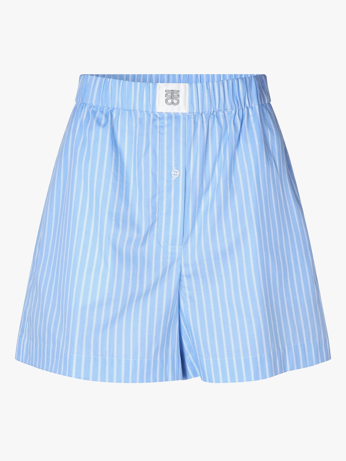 Second Female Amale Shorts Light Blue Stripe