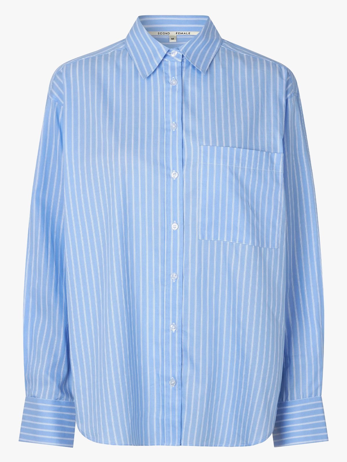 Second Female Amale Shirt Light Blue Stripe