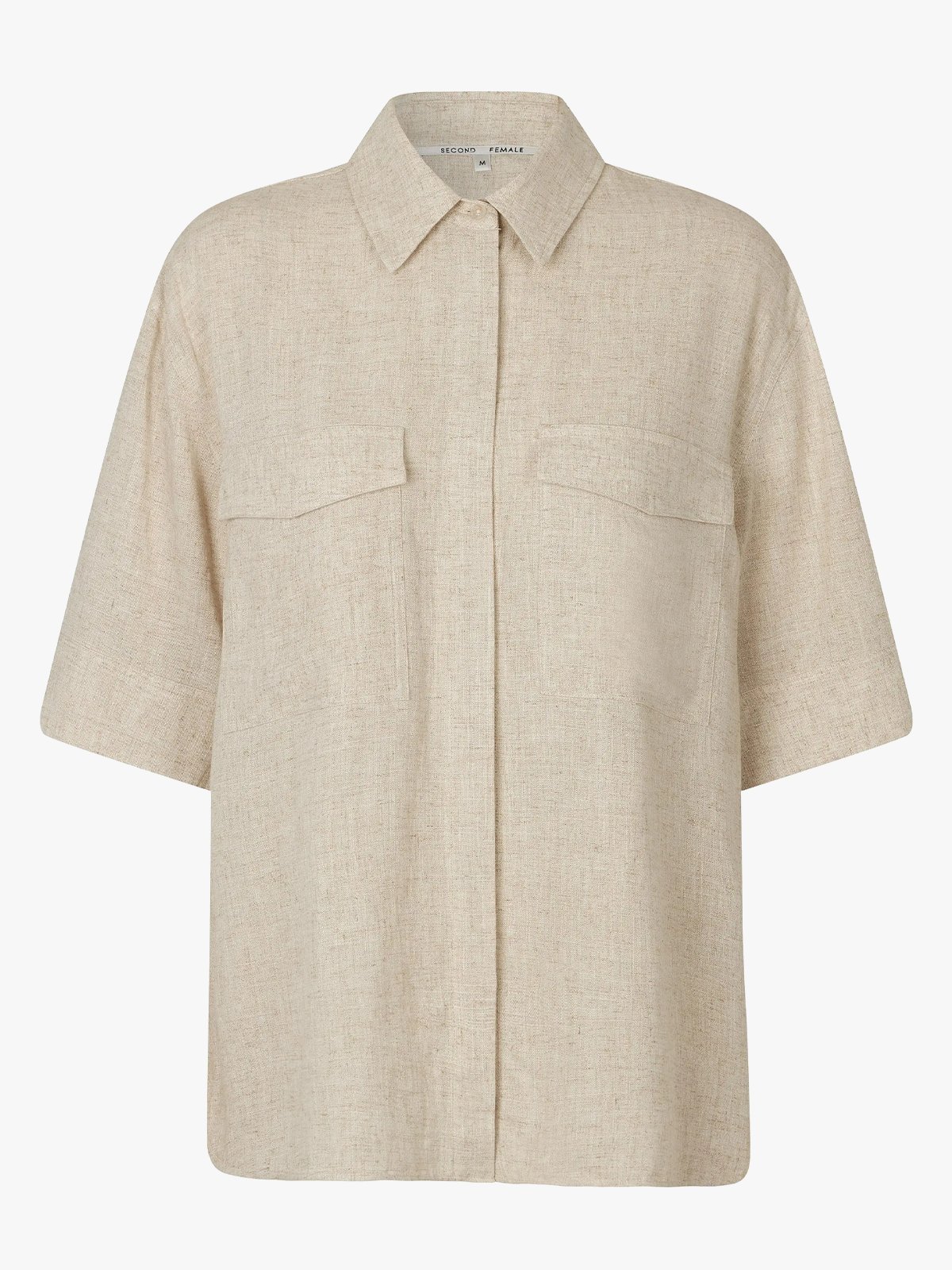 Second Female Linoraw Shirt Vintage Khaki