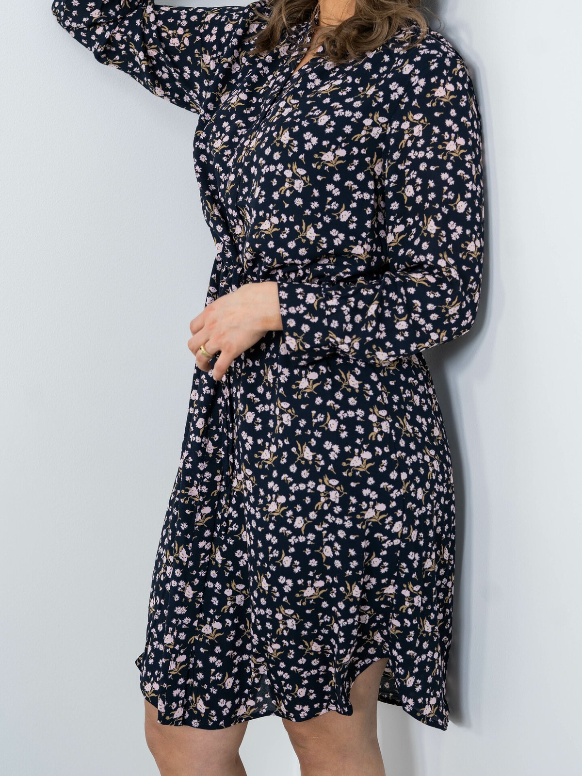 Selected Femme Damina 7/8 AOP Dress Dark Sapphire AOP