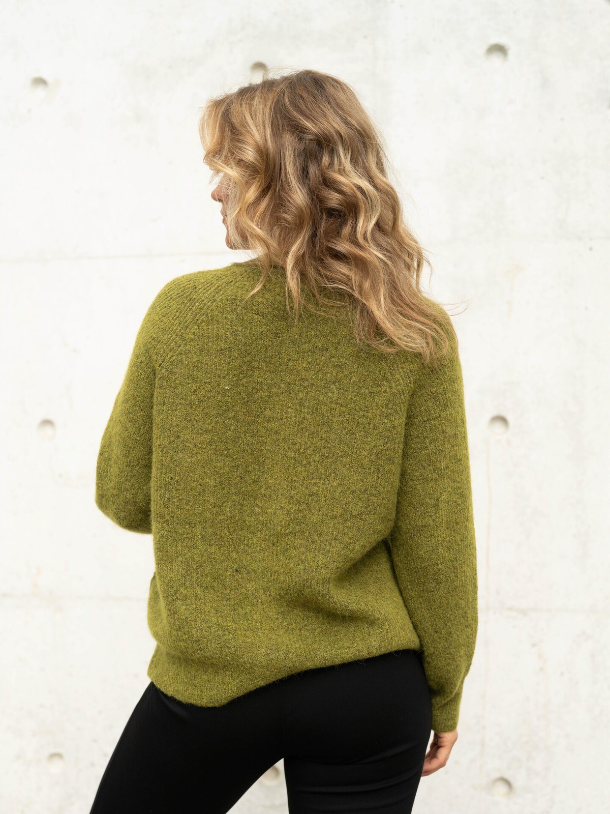 Selected Femme Lulu Long Sleeve Knit Short Cardigan Cardamom Seed Melange