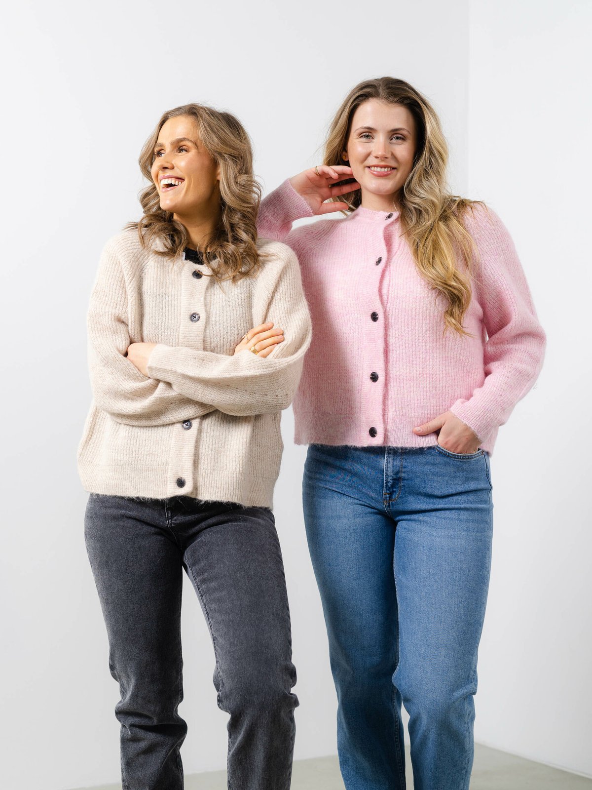 Selected Femme Lulu Long Sleeve Knit Short Cardigan Sweet Lilac