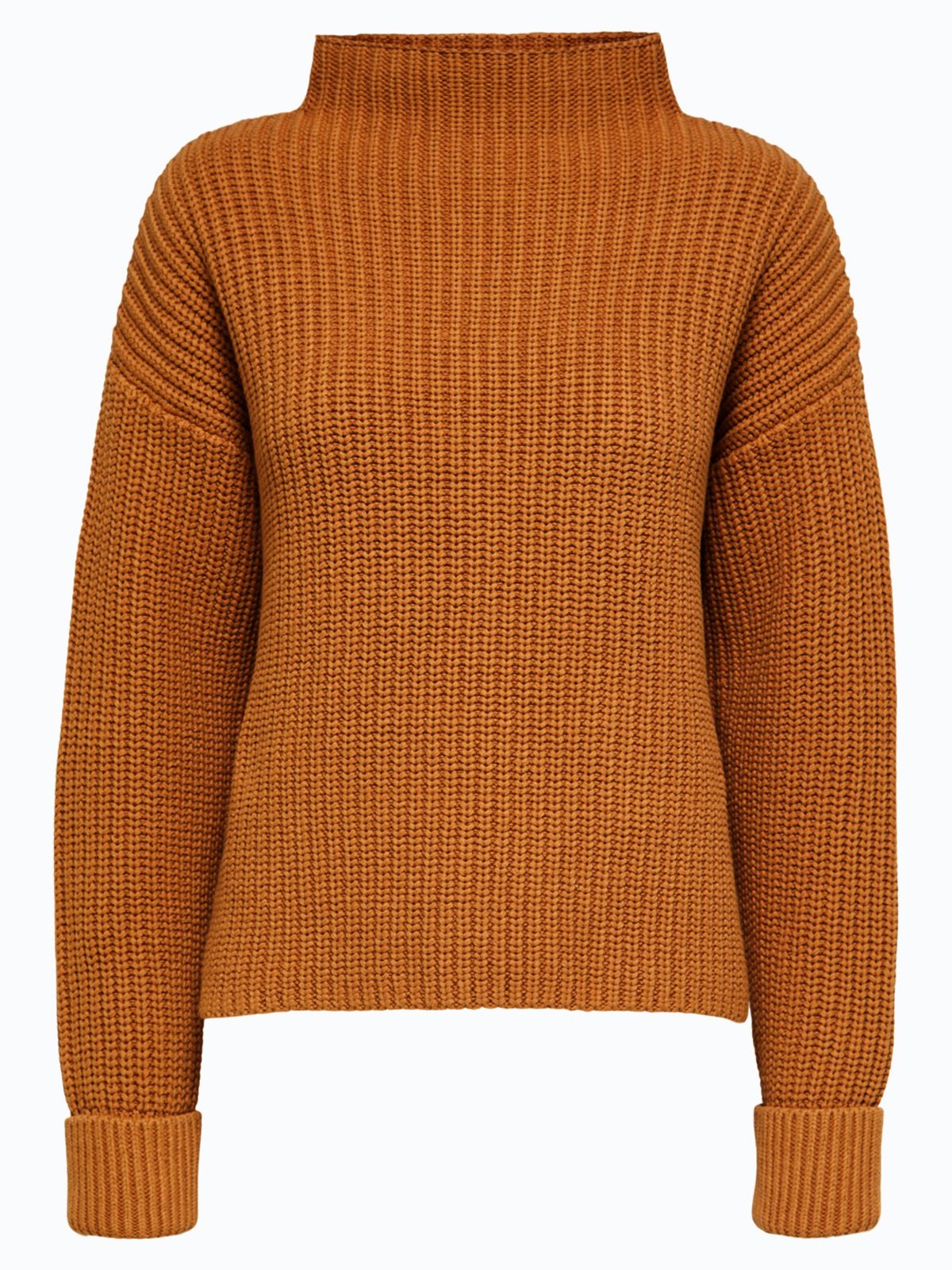 Selected Femme Selma Long Sleeve Knit Pullover Brown Sugar