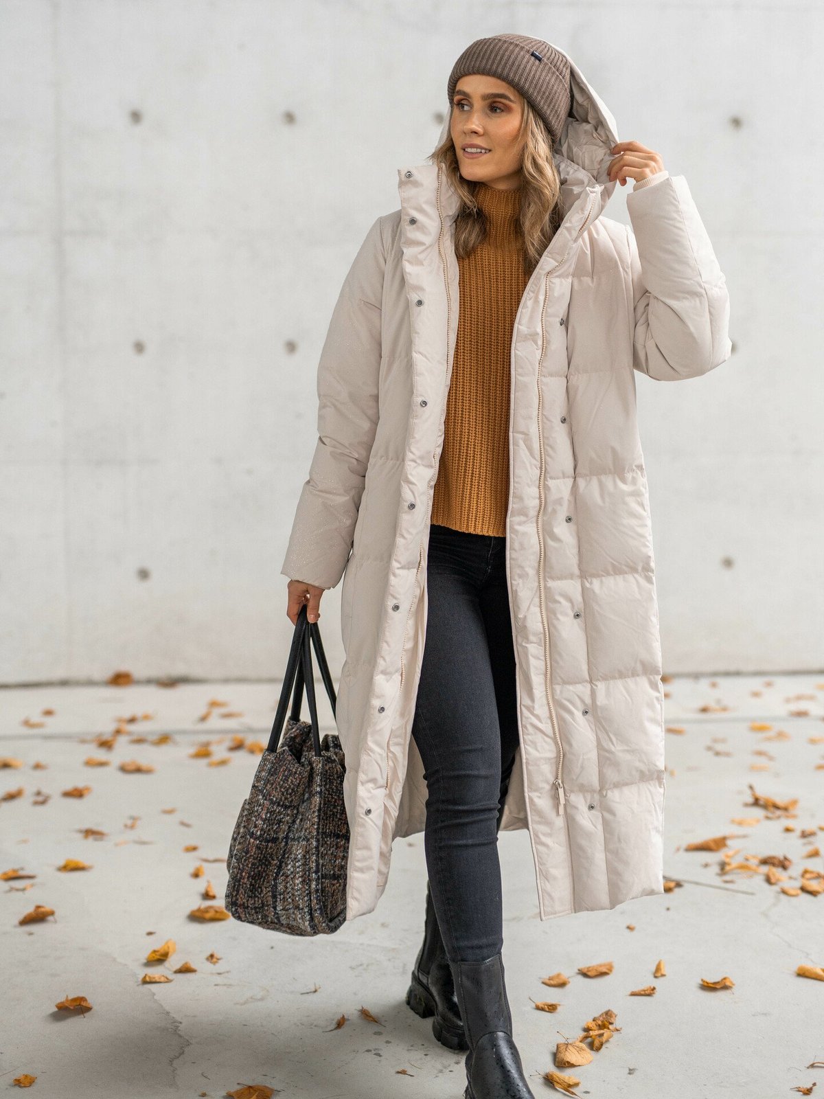 Selected Femme Nita Down Coat Sandshell