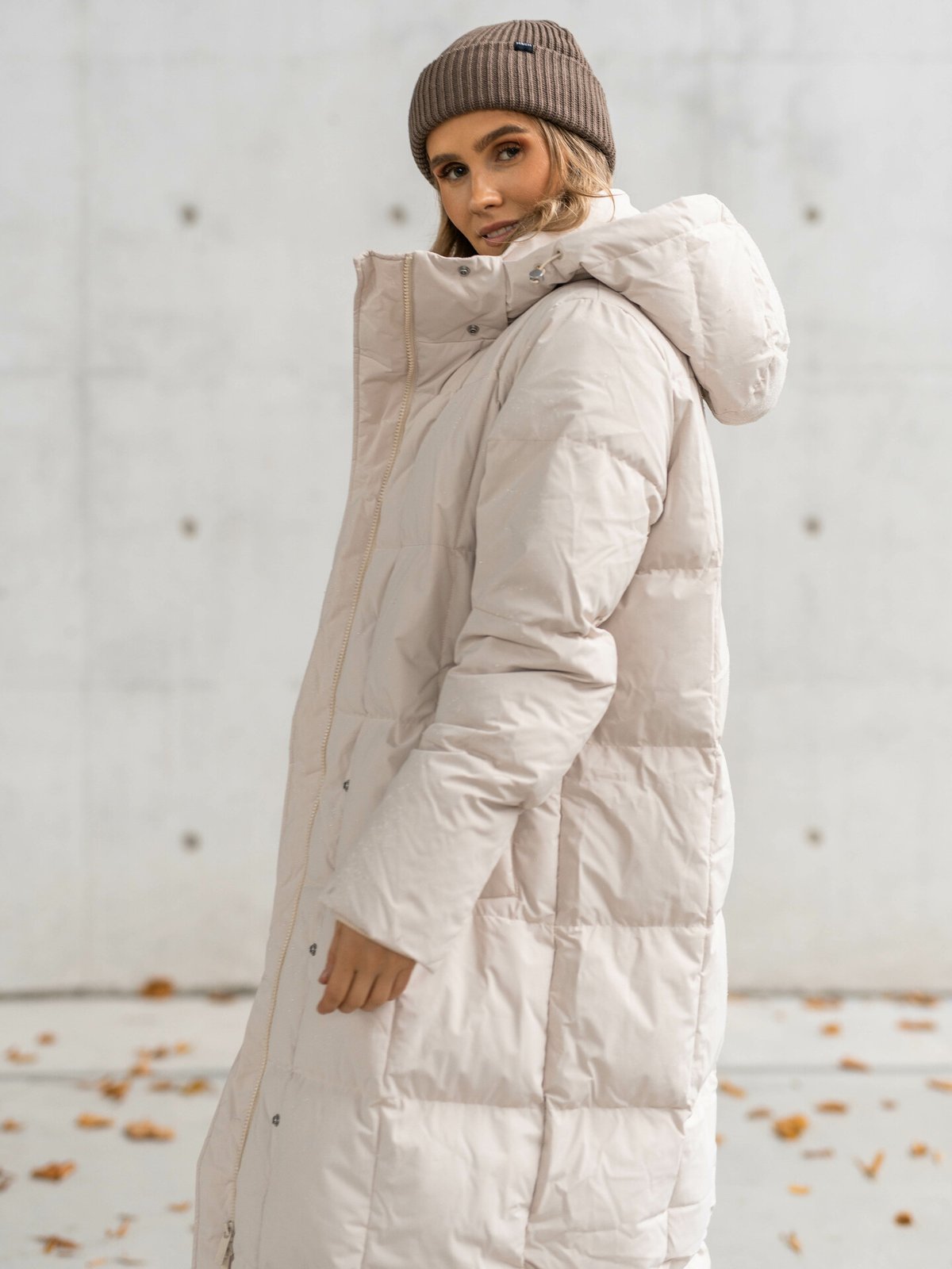 Selected Femme Nita Down Coat Sandshell