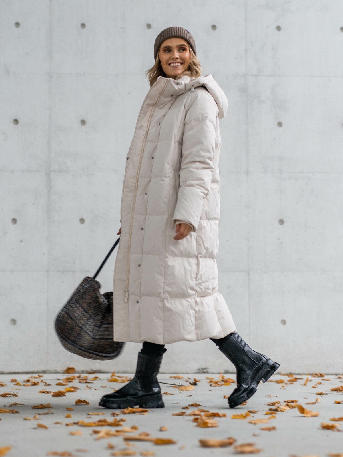 Selected Femme Nita Down Coat Sandshell