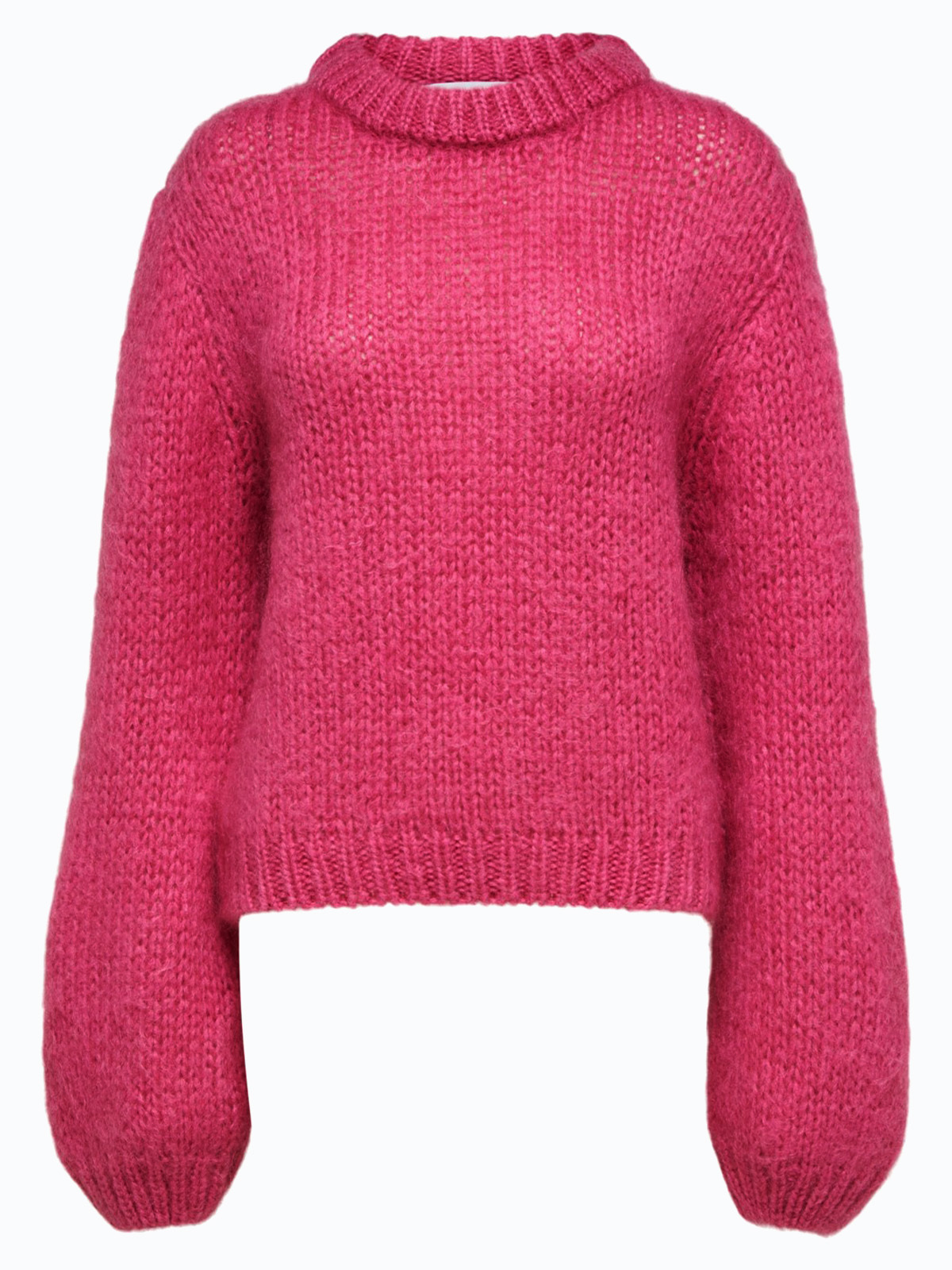 Selected Femme Suanne Long Sleeve Knit O-Neck Phlox Pink