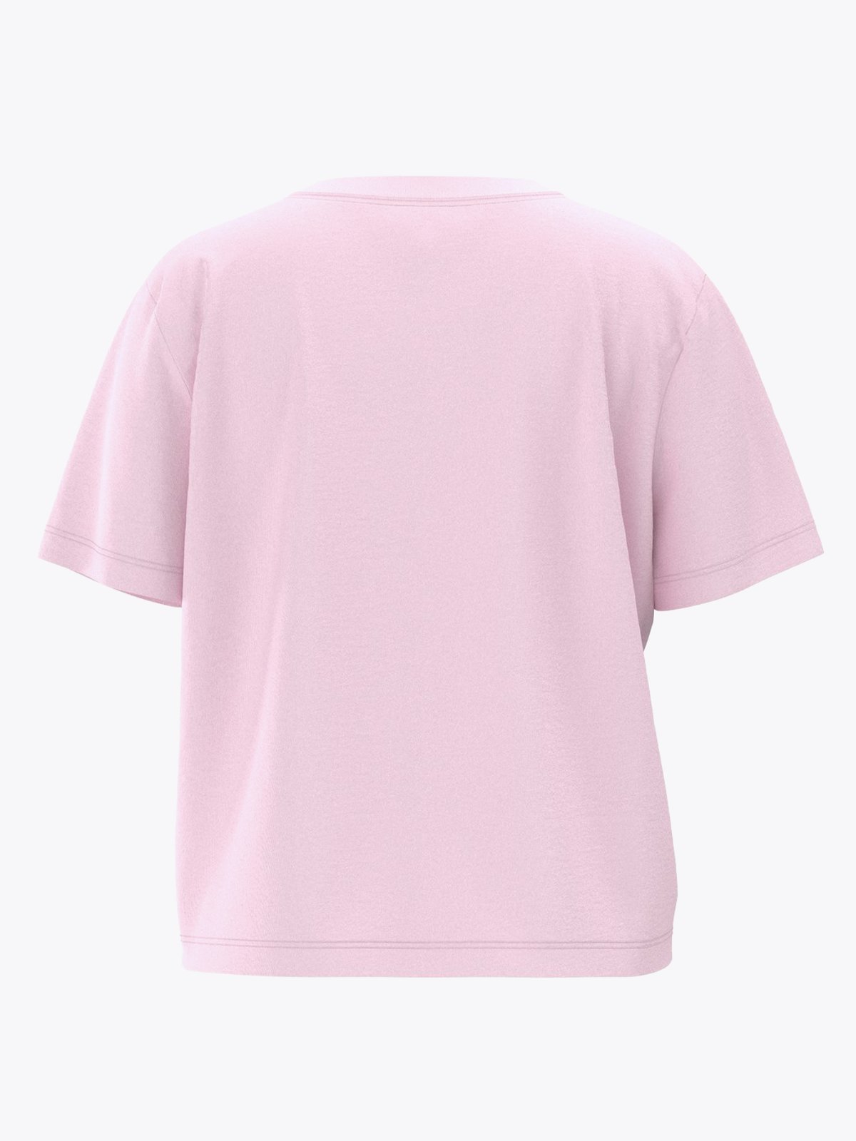 Selected Femme Essential Short Sleeve Boxy Tee Cradle Pink